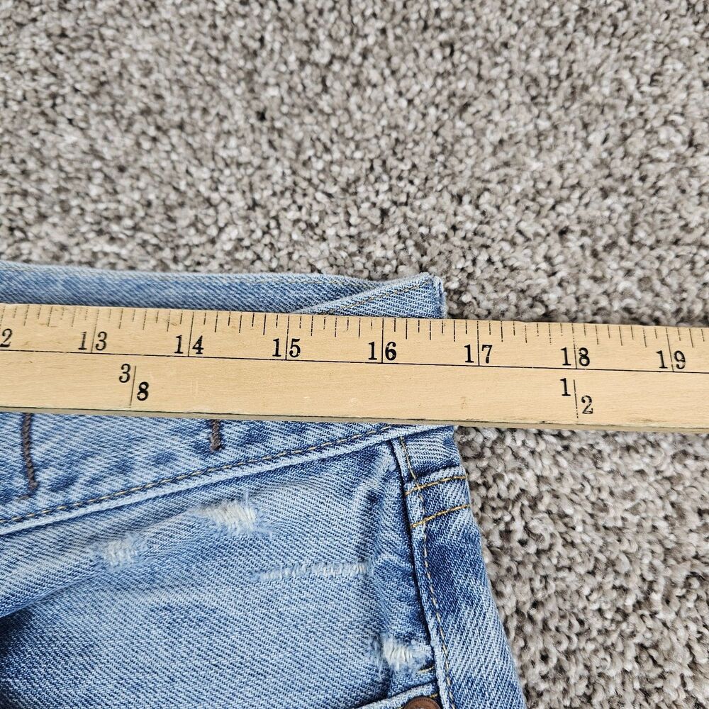Ralph Lauren Denim Supply Jeans Mens 33x30 Slim Straight Distressed Grunge Work - Picture 11 of 16